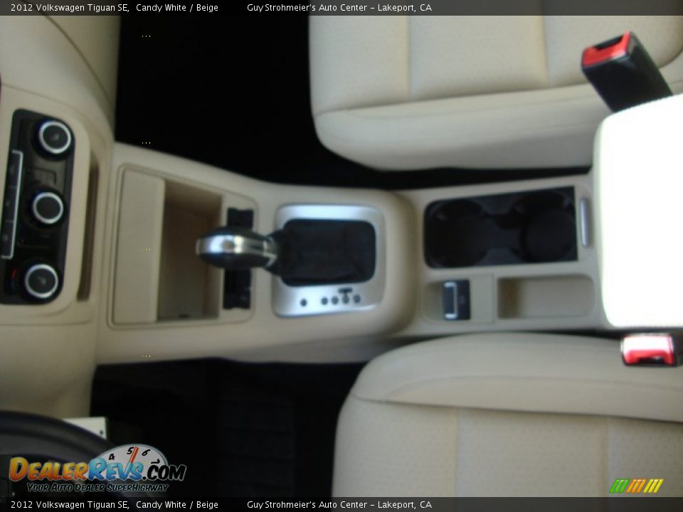 2012 Volkswagen Tiguan SE Candy White / Beige Photo #18