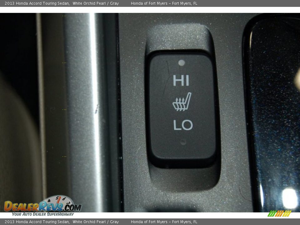 2013 Honda Accord Touring Sedan White Orchid Pearl / Gray Photo #21
