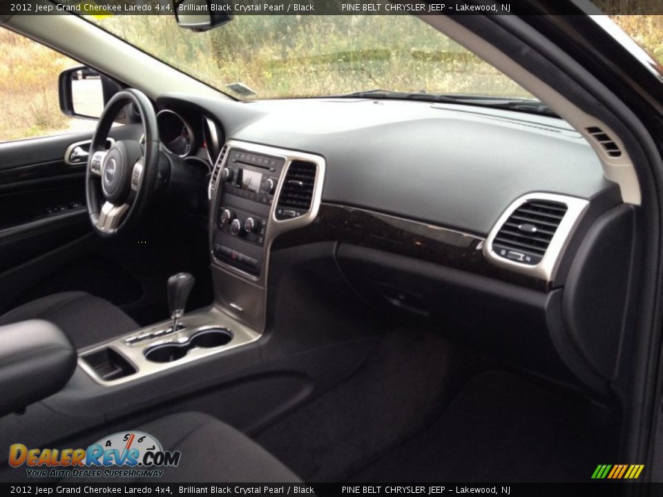 2012 Jeep Grand Cherokee Laredo 4x4 Brilliant Black Crystal Pearl / Black Photo #6