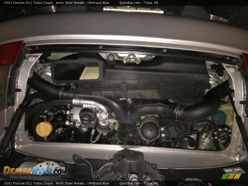 2001 Porsche 911 Turbo Coupe 3.6 Liter Twin-Turbocharged DOHC 24V VarioCam Flat 6 Cylinder Engine Photo #7