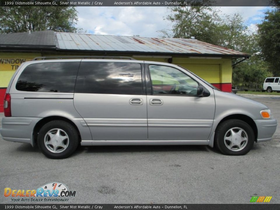 1999 Oldsmobile Silhouette GL Silver Mist Metallic / Gray Photo #2