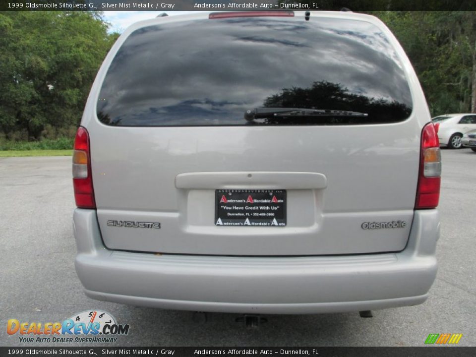 1999 Oldsmobile Silhouette GL Silver Mist Metallic / Gray Photo #4