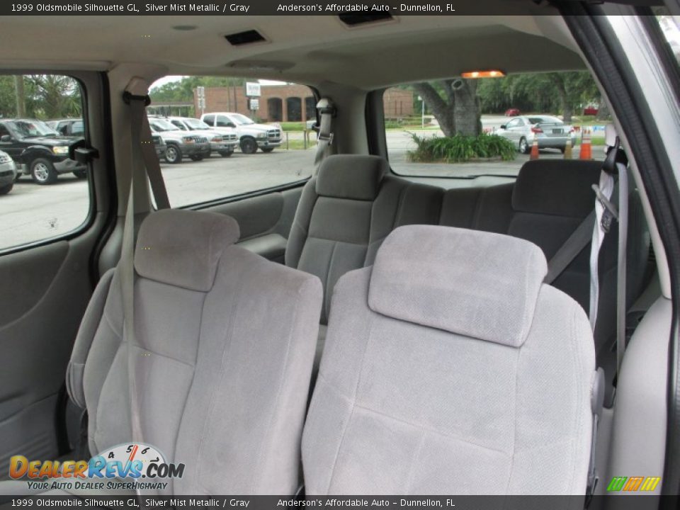 1999 Oldsmobile Silhouette GL Silver Mist Metallic / Gray Photo #14
