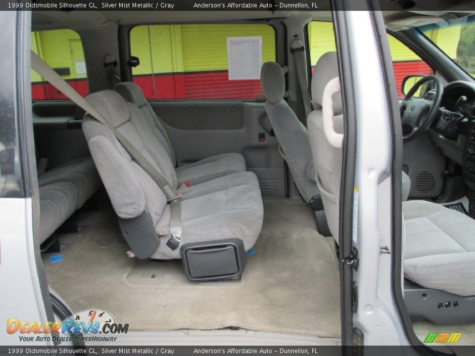 1999 Oldsmobile Silhouette GL Silver Mist Metallic / Gray Photo #16