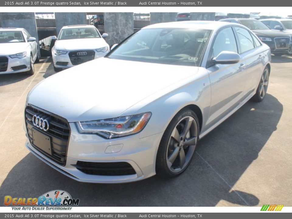 2015 Audi A6 3.0T Prestige quattro Sedan Ice Silver Metallic / Black Photo #3