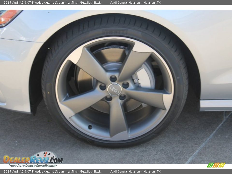 2015 Audi A6 3.0T Prestige quattro Sedan Ice Silver Metallic / Black Photo #4