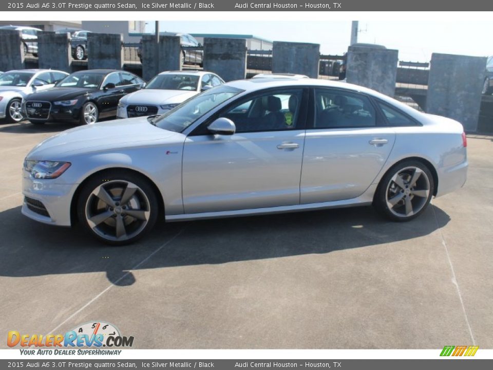 2015 Audi A6 3.0T Prestige quattro Sedan Ice Silver Metallic / Black Photo #5