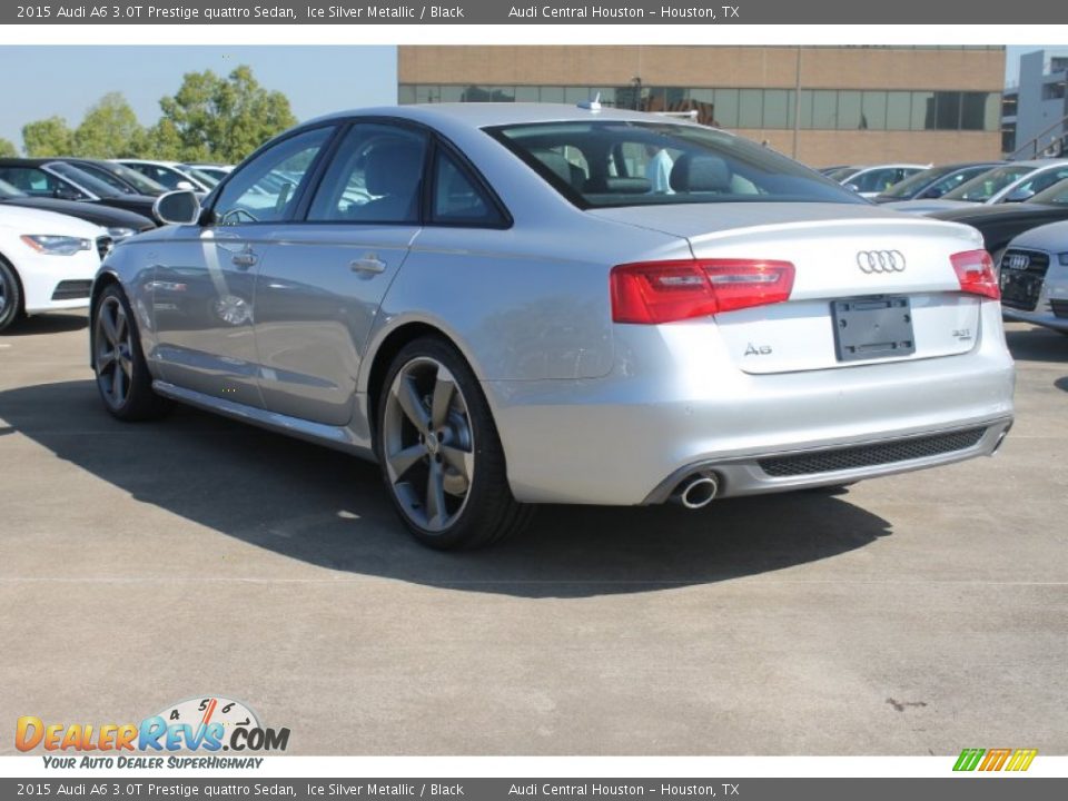 2015 Audi A6 3.0T Prestige quattro Sedan Ice Silver Metallic / Black Photo #6
