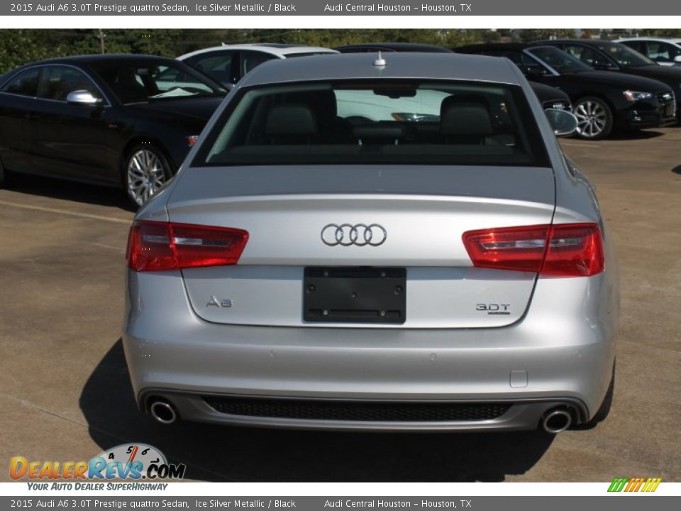2015 Audi A6 3.0T Prestige quattro Sedan Ice Silver Metallic / Black Photo #7