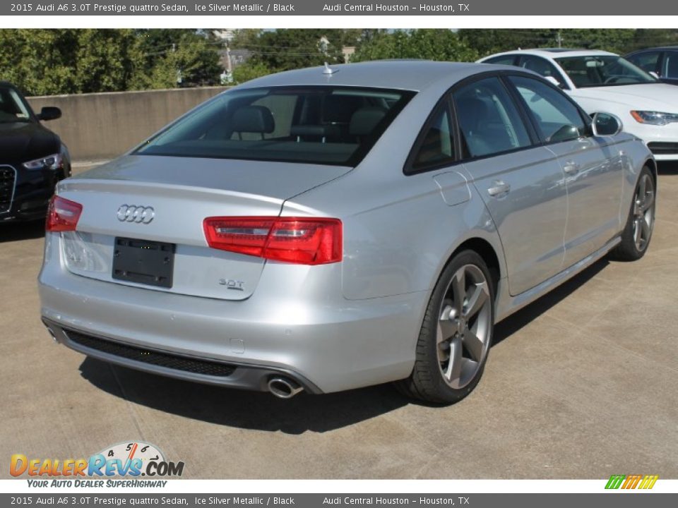 2015 Audi A6 3.0T Prestige quattro Sedan Ice Silver Metallic / Black Photo #8