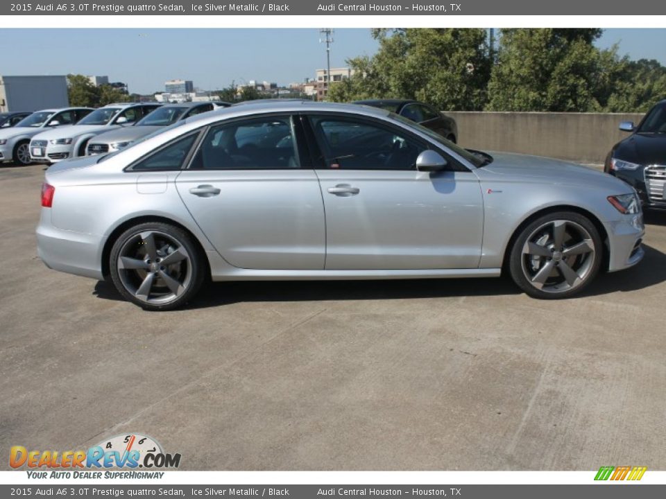 2015 Audi A6 3.0T Prestige quattro Sedan Ice Silver Metallic / Black Photo #9
