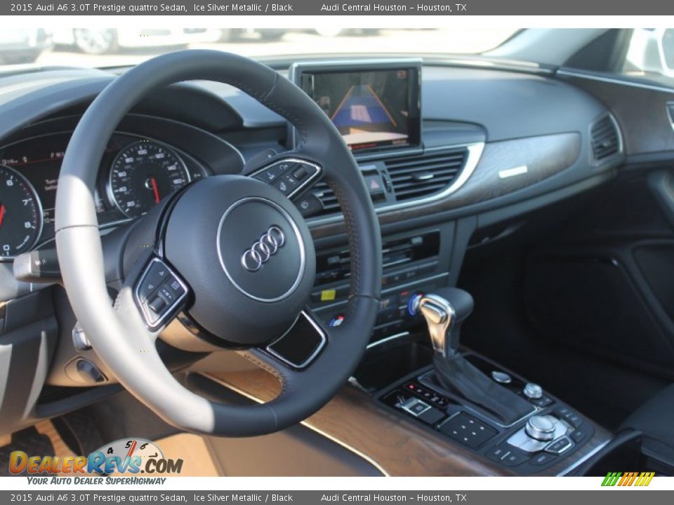 2015 Audi A6 3.0T Prestige quattro Sedan Ice Silver Metallic / Black Photo #12