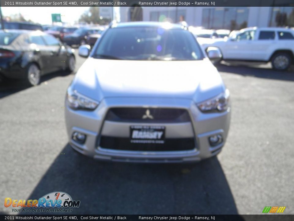 2011 Mitsubishi Outlander Sport SE 4WD Cool Silver Metallic / Black Photo #2