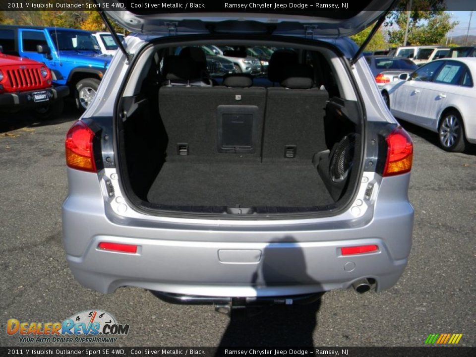 2011 Mitsubishi Outlander Sport SE 4WD Cool Silver Metallic / Black Photo #8