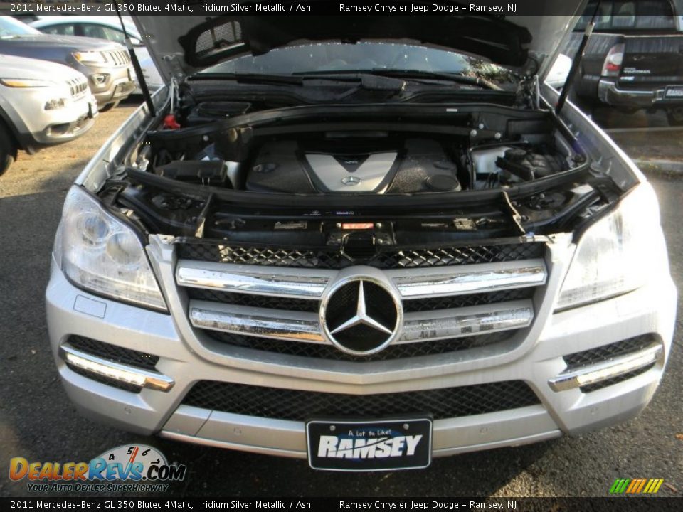 2011 Mercedes-Benz GL 350 Blutec 4Matic Iridium Silver Metallic / Ash Photo #3