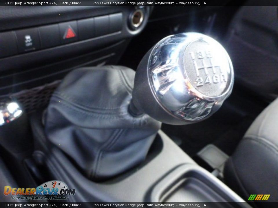 2015 Jeep Wrangler Sport 4x4 Black / Black Photo #16