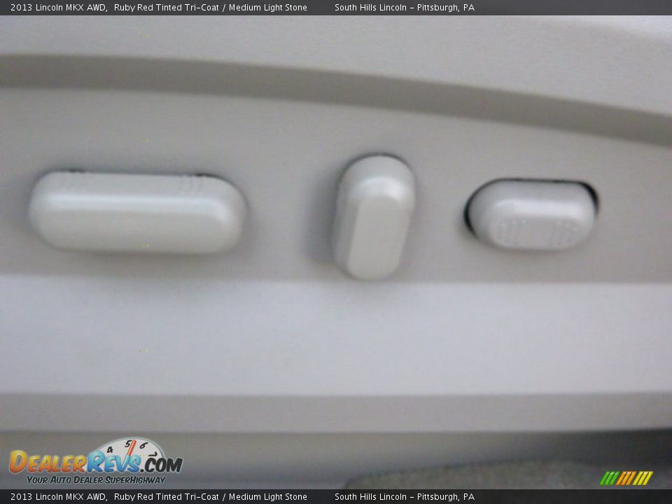 2013 Lincoln MKX AWD Ruby Red Tinted Tri-Coat / Medium Light Stone Photo #21
