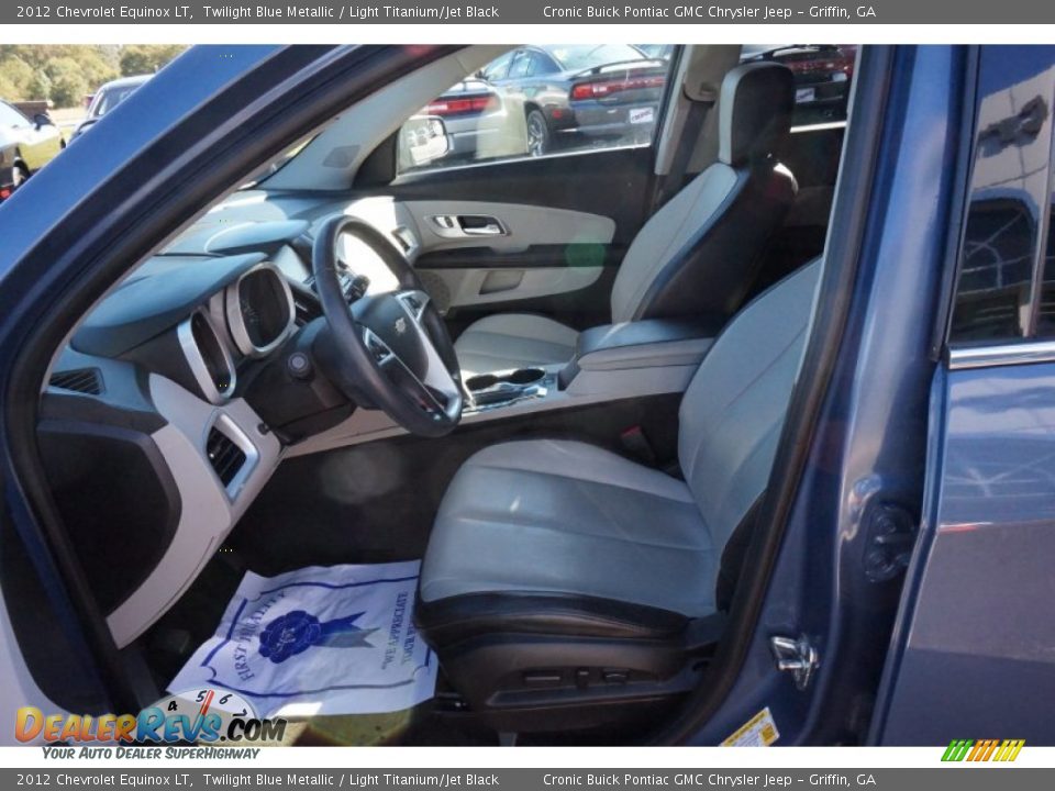2012 Chevrolet Equinox LT Twilight Blue Metallic / Light Titanium/Jet Black Photo #9