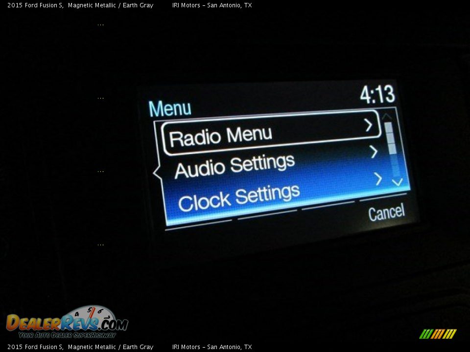 2015 Ford Fusion S Magnetic Metallic / Earth Gray Photo #16