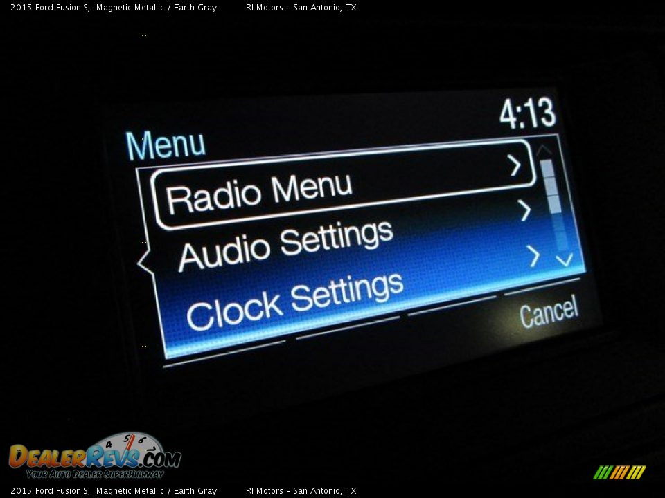 2015 Ford Fusion S Magnetic Metallic / Earth Gray Photo #17