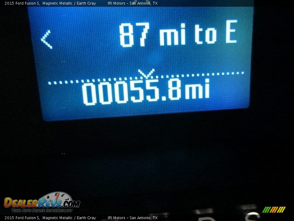2015 Ford Fusion S Magnetic Metallic / Earth Gray Photo #19