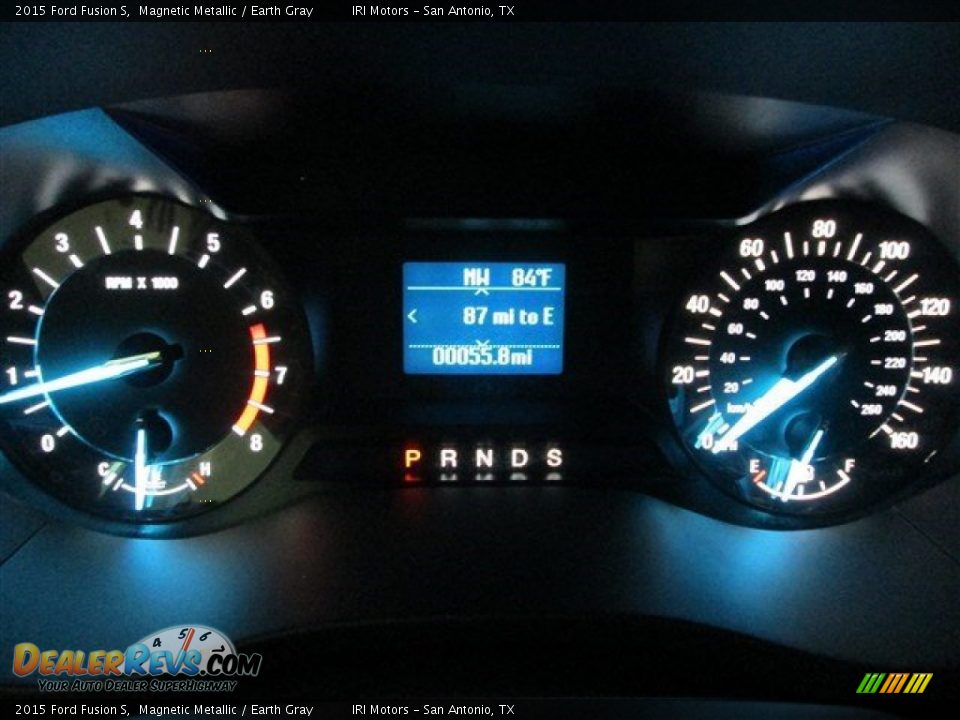 2015 Ford Fusion S Magnetic Metallic / Earth Gray Photo #20