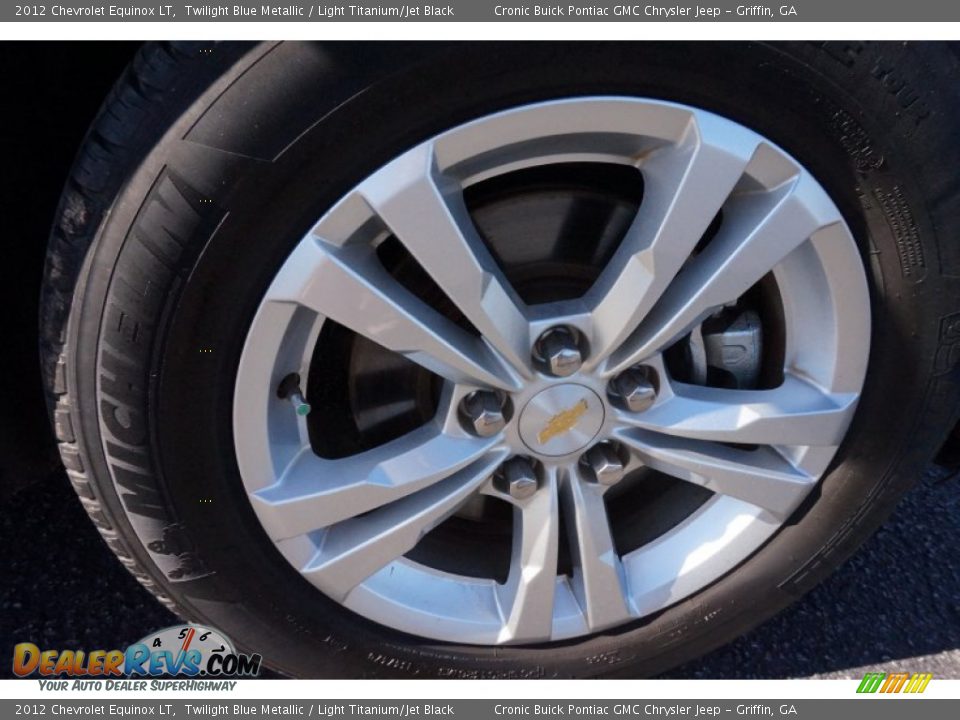 2012 Chevrolet Equinox LT Twilight Blue Metallic / Light Titanium/Jet Black Photo #21
