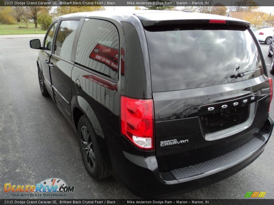 2015 Dodge Grand Caravan SE Brilliant Black Crystal Pearl / Black Photo #3