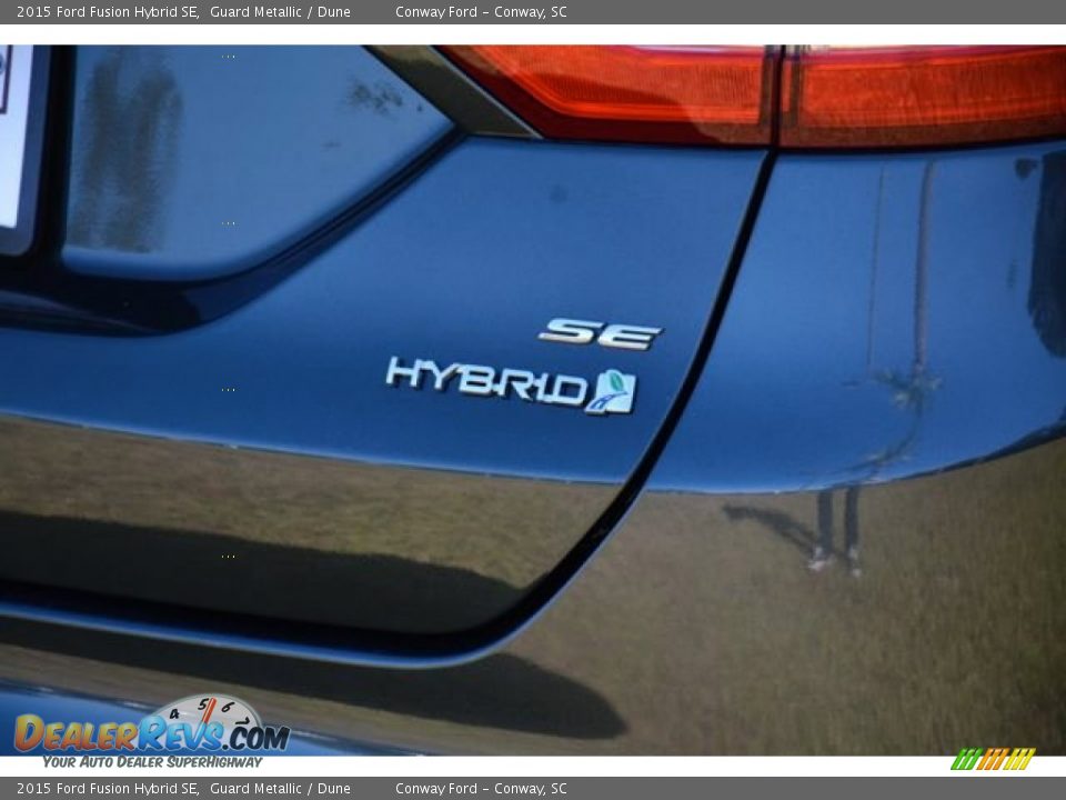 2015 Ford Fusion Hybrid SE Guard Metallic / Dune Photo #6
