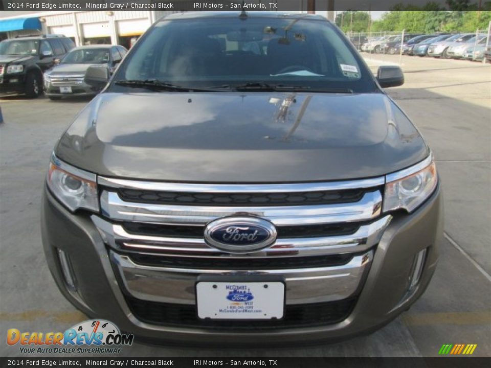 2014 Ford Edge Limited Mineral Gray / Charcoal Black Photo #3