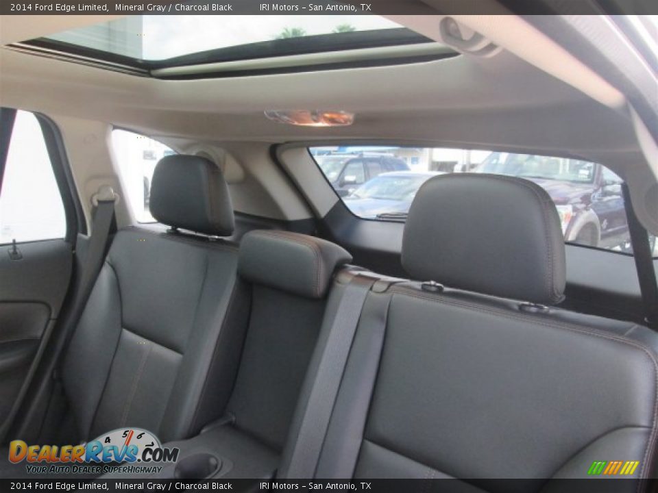 2014 Ford Edge Limited Mineral Gray / Charcoal Black Photo #9
