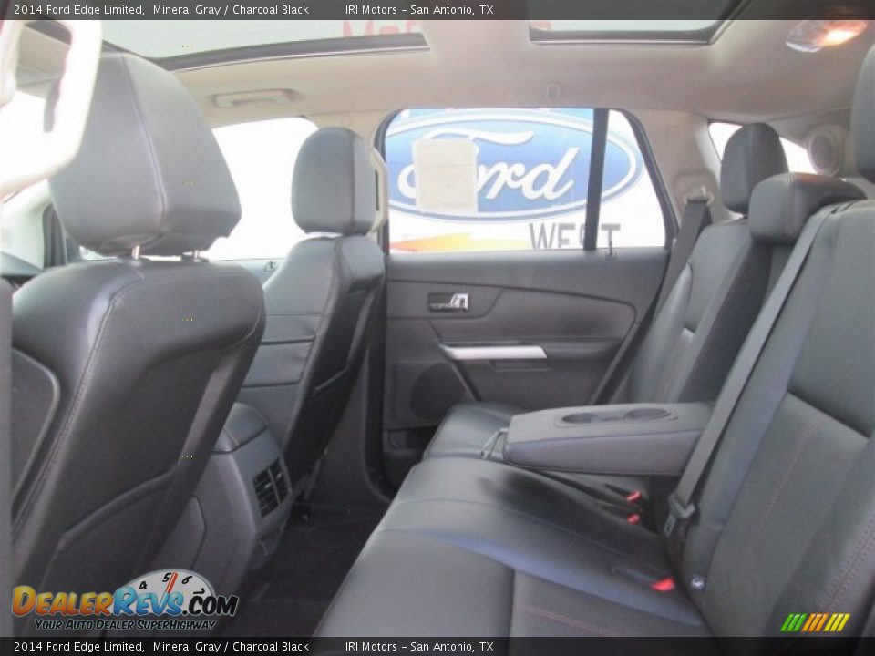 2014 Ford Edge Limited Mineral Gray / Charcoal Black Photo #11