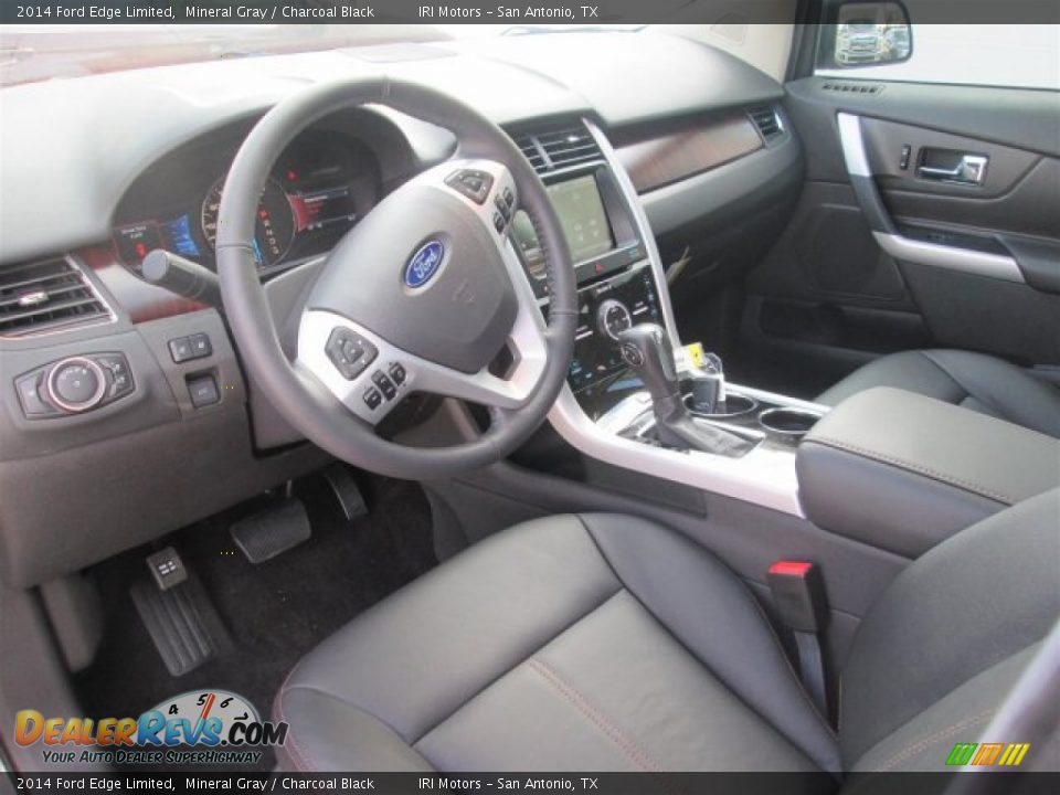 2014 Ford Edge Limited Mineral Gray / Charcoal Black Photo #16