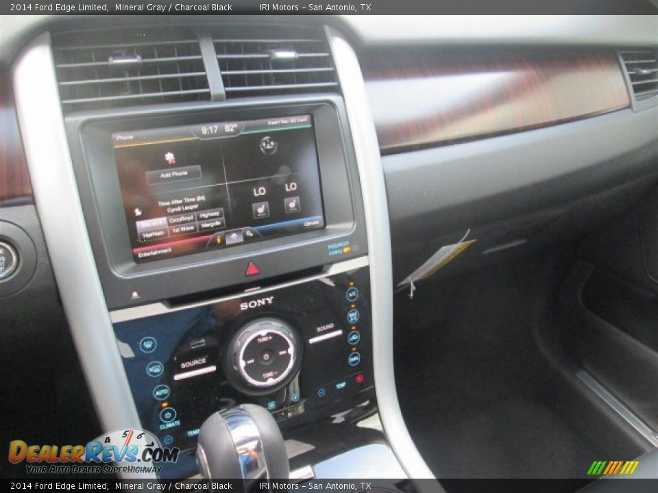 2014 Ford Edge Limited Mineral Gray / Charcoal Black Photo #21