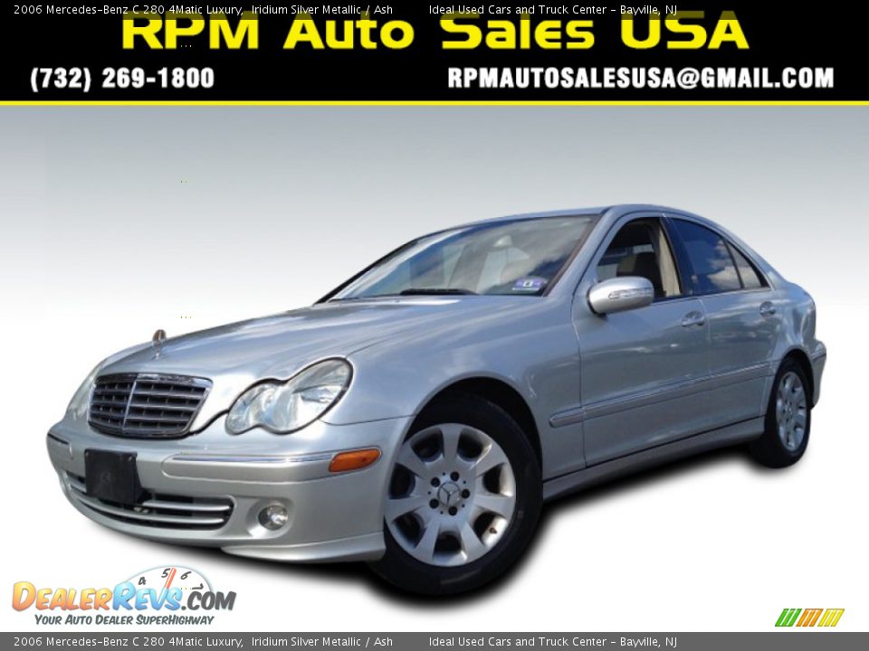 2006 Mercedes-Benz C 280 4Matic Luxury Iridium Silver Metallic / Ash Photo #1