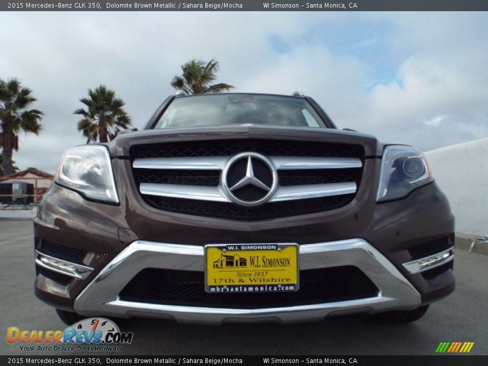 2015 Mercedes-Benz GLK 350 Dolomite Brown Metallic / Sahara Beige/Mocha Photo #2
