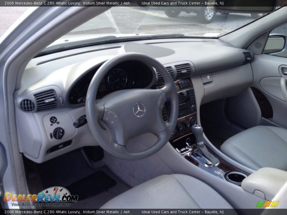 2006 Mercedes-Benz C 280 4Matic Luxury Iridium Silver Metallic / Ash Photo #23