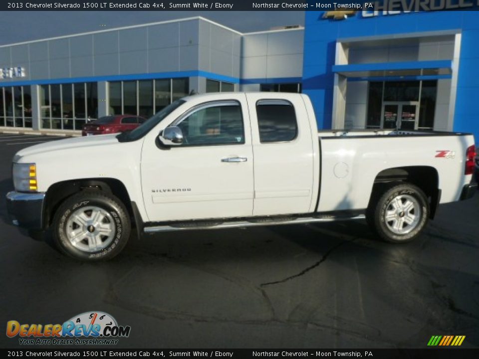 2013 Chevrolet Silverado 1500 LT Extended Cab 4x4 Summit White / Ebony Photo #2