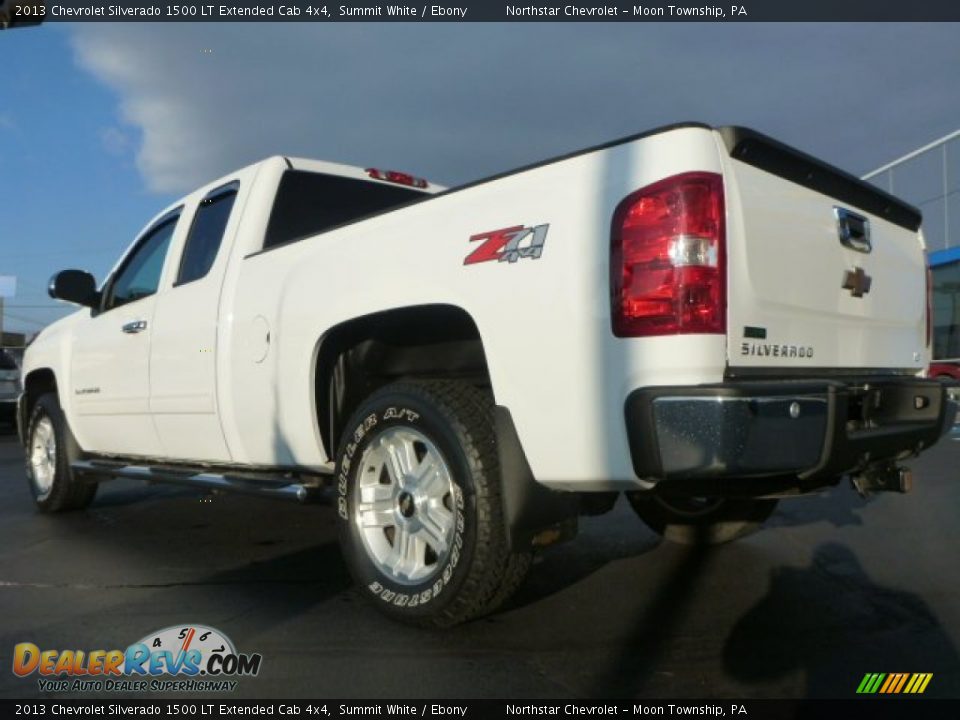 2013 Chevrolet Silverado 1500 LT Extended Cab 4x4 Summit White / Ebony Photo #3