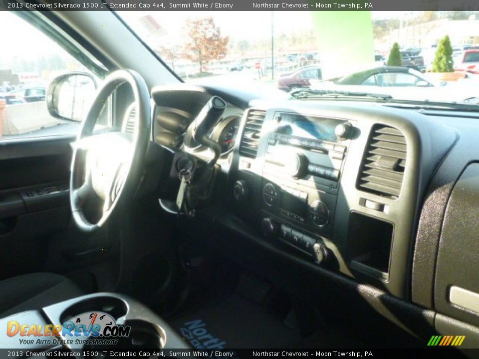 2013 Chevrolet Silverado 1500 LT Extended Cab 4x4 Summit White / Ebony Photo #8