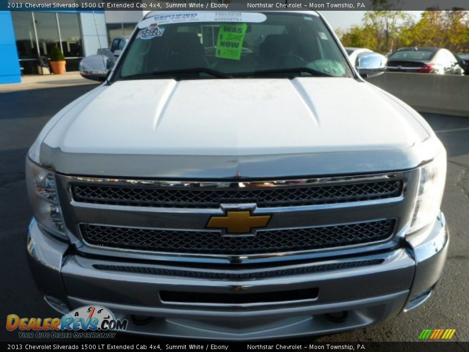 2013 Chevrolet Silverado 1500 LT Extended Cab 4x4 Summit White / Ebony Photo #9