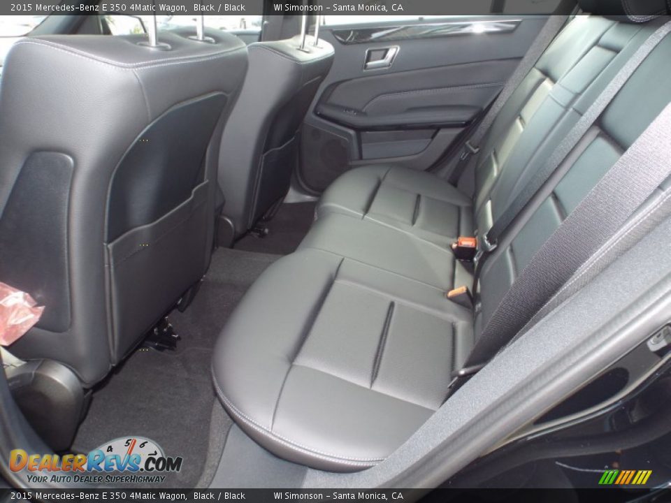 Rear Seat of 2015 Mercedes-Benz E 350 4Matic Wagon Photo #8