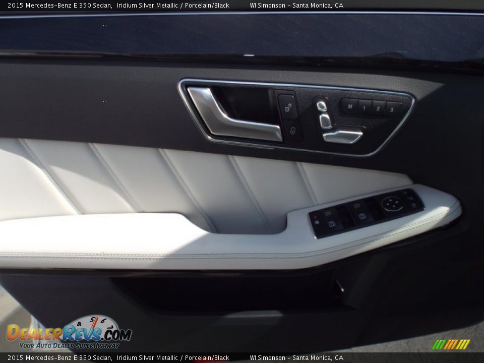 2015 Mercedes-Benz E 350 Sedan Iridium Silver Metallic / Porcelain/Black Photo #6