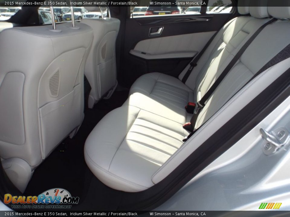 2015 Mercedes-Benz E 350 Sedan Iridium Silver Metallic / Porcelain/Black Photo #8