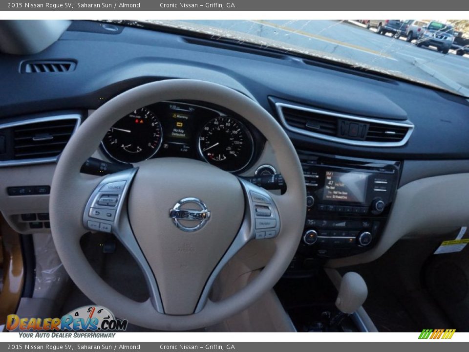 2015 Nissan Rogue SV Saharan Sun / Almond Photo #10