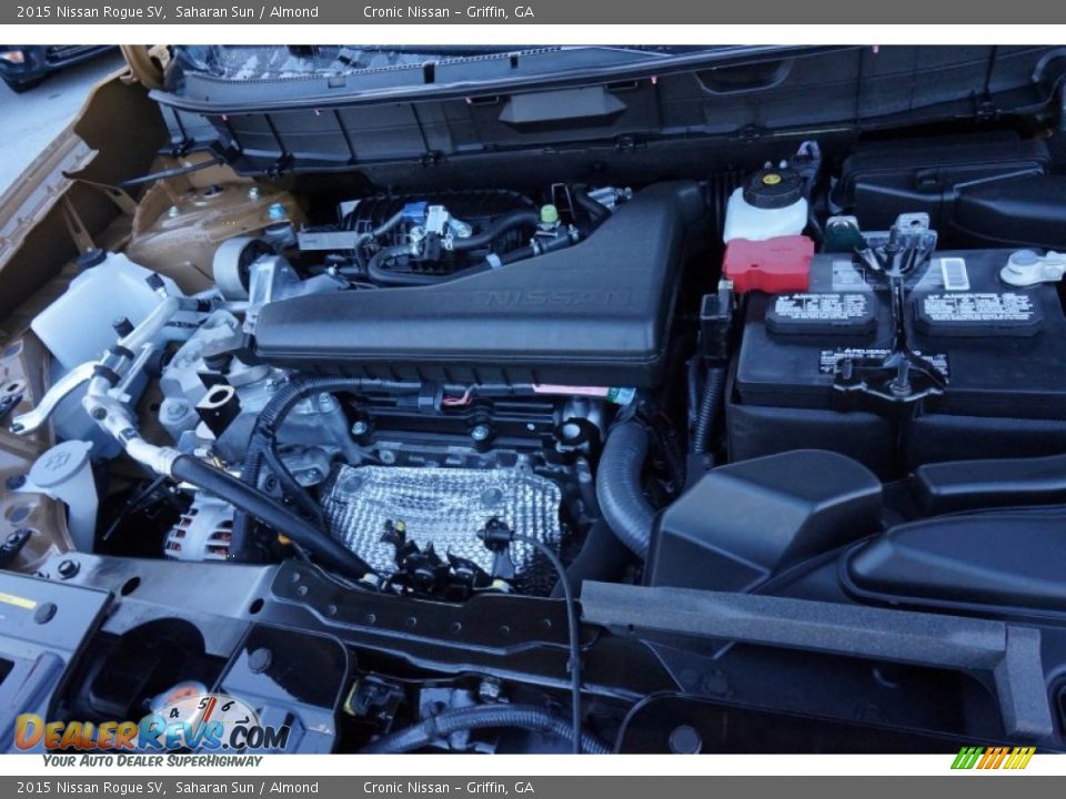 2015 Nissan Rogue SV Saharan Sun / Almond Photo #13