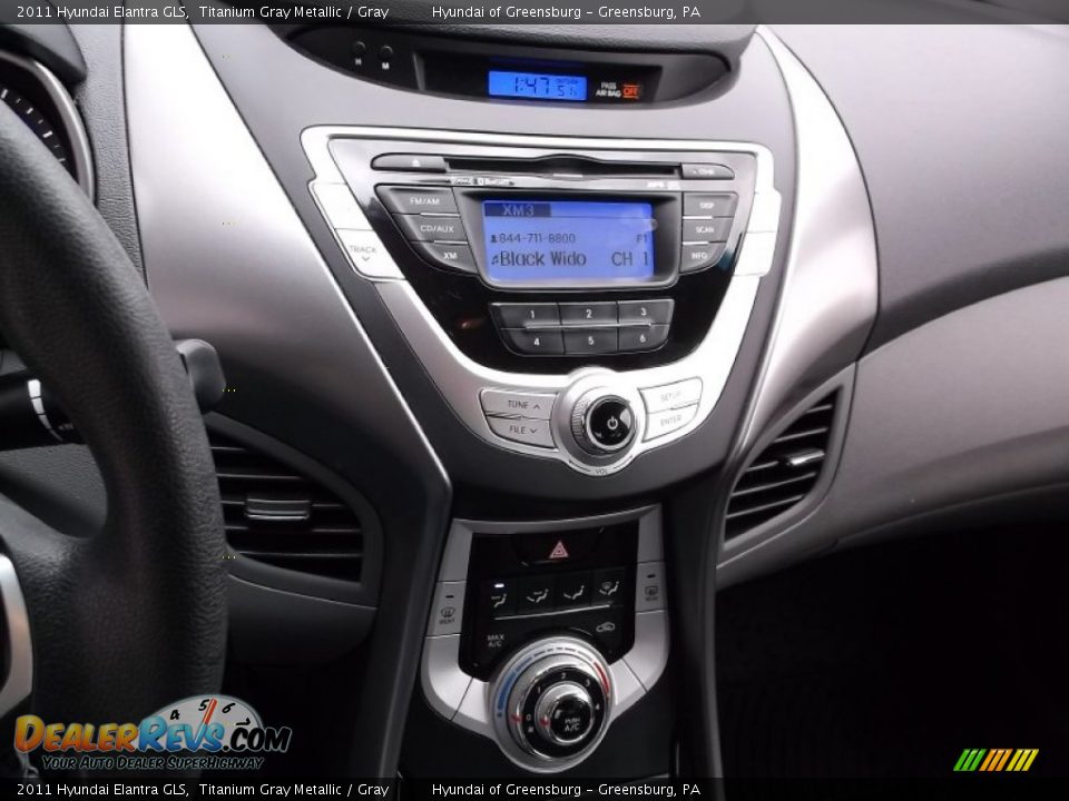 2011 Hyundai Elantra GLS Titanium Gray Metallic / Gray Photo #15