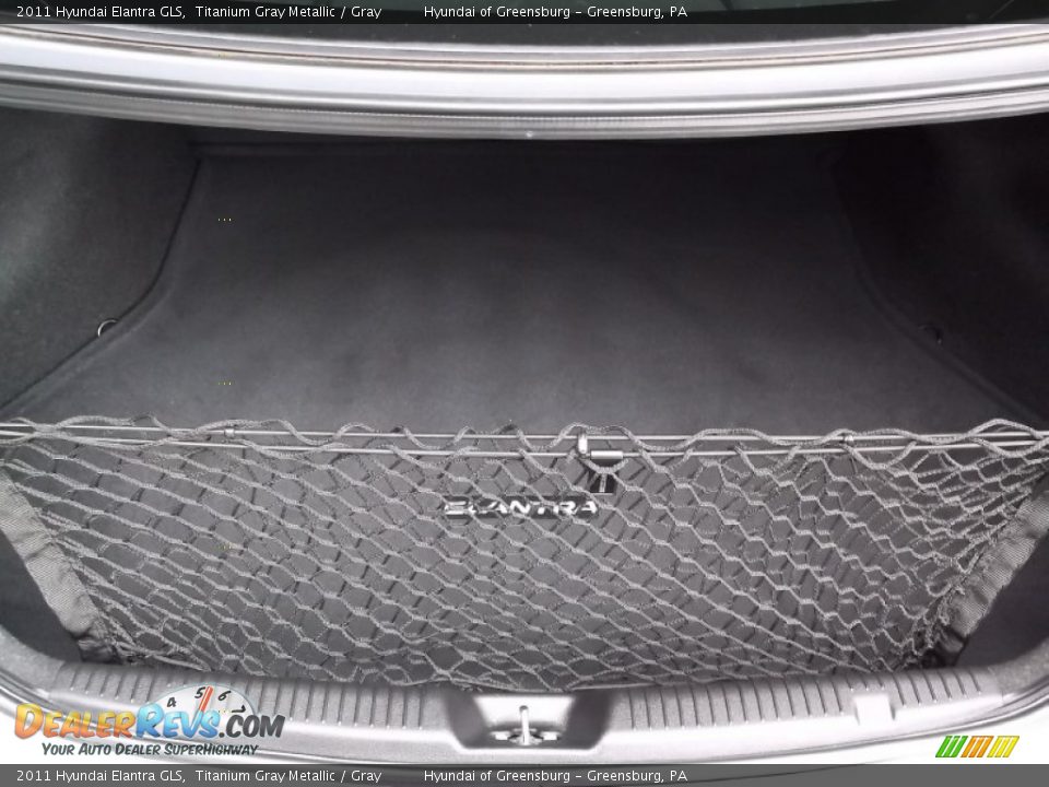 2011 Hyundai Elantra GLS Titanium Gray Metallic / Gray Photo #20