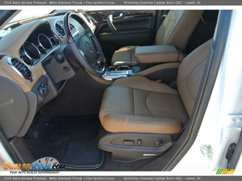 2015 Buick Enclave Premium White Diamond Tricoat / Choccachino/Cocoa Photo #8