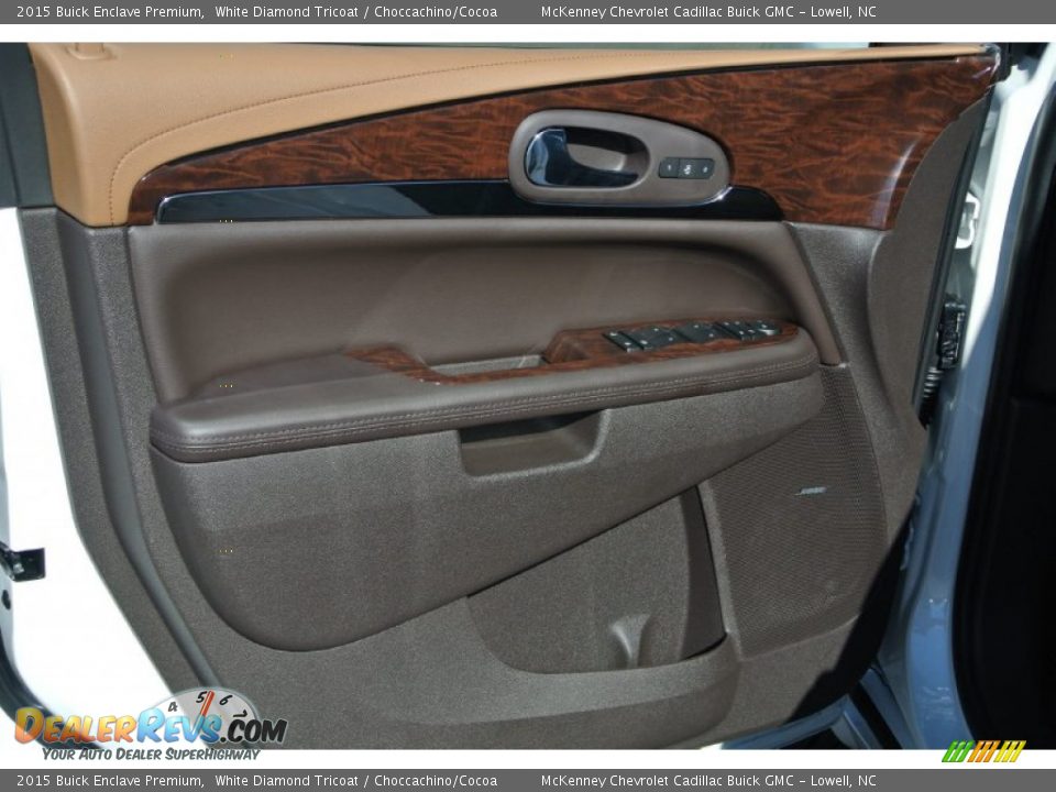 2015 Buick Enclave Premium White Diamond Tricoat / Choccachino/Cocoa Photo #9